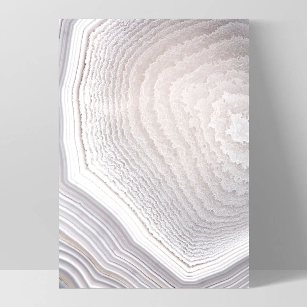 Agate Geode Neutrals I - Art Print