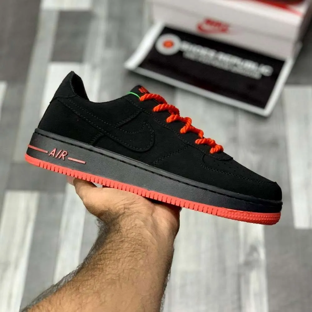 Air Force 1 Red Rope Laces | Bold Statement Sneaker