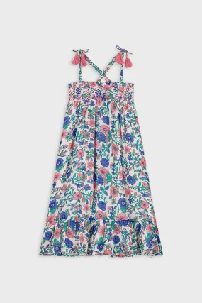 Blue Summer Meadow Marceline Dress