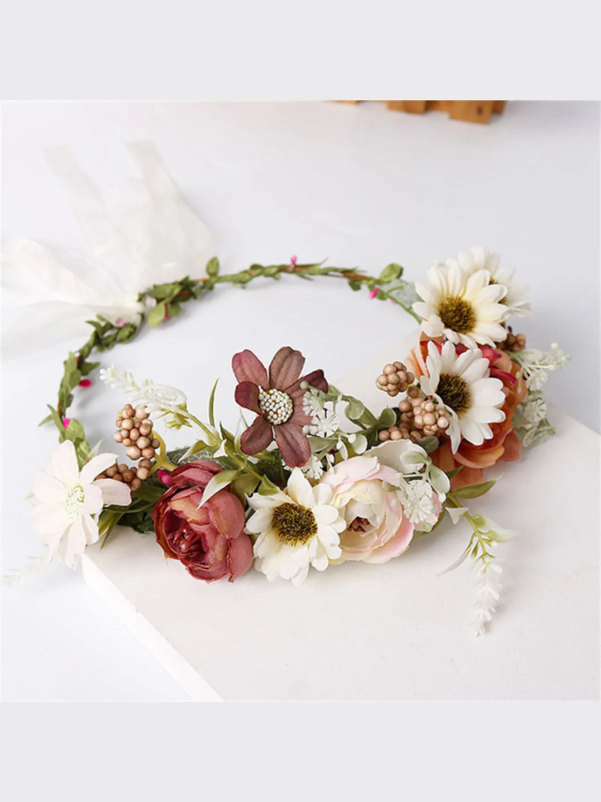 Bohemian Wildflower Crown Headband