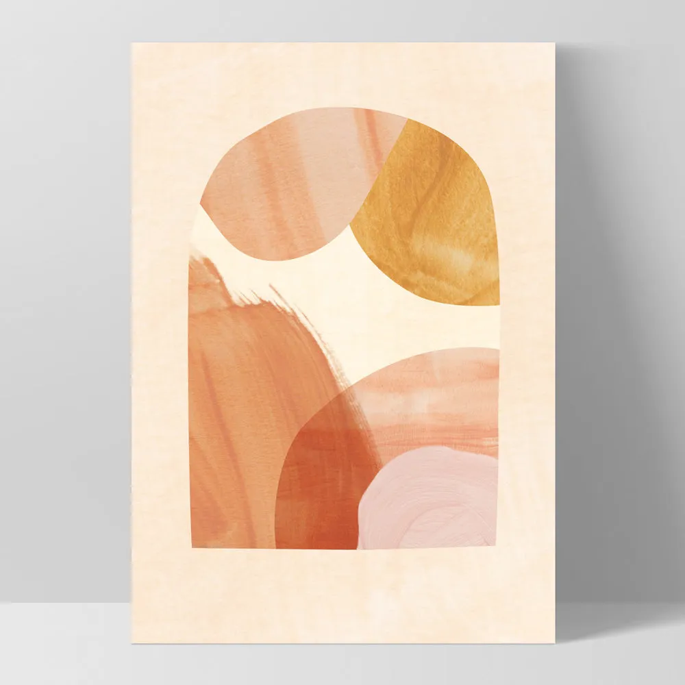 Boho Abstracts | Terra Arches III - Art Print