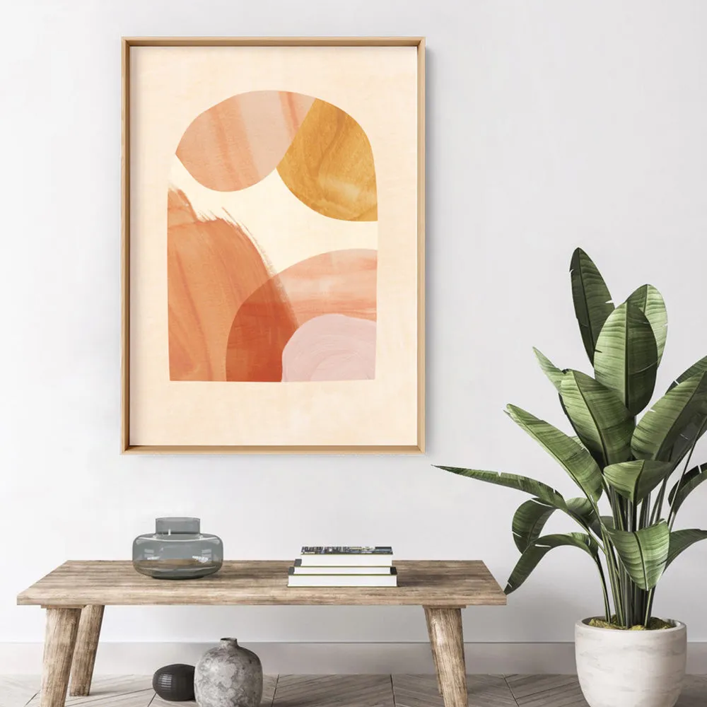 Boho Abstracts | Terra Arches III - Art Print