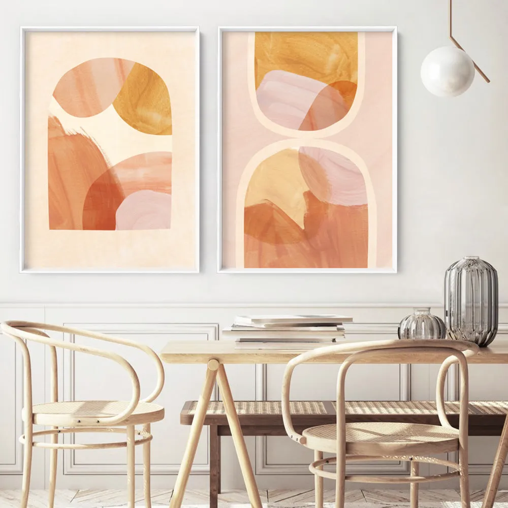 Boho Abstracts | Terra Arches III - Art Print