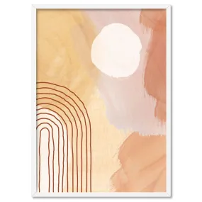 Boho Abstracts | Terra Arches VI - Art Print