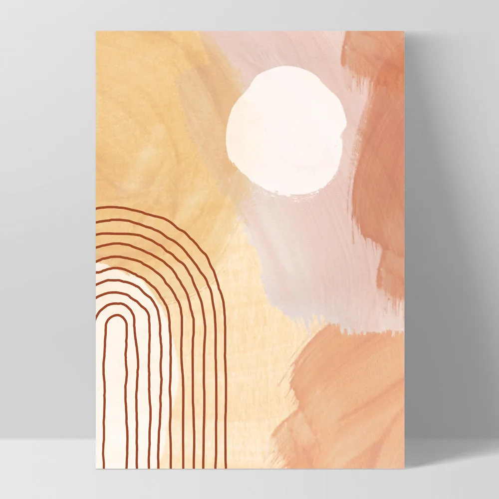 Boho Abstracts | Terra Arches VI - Art Print