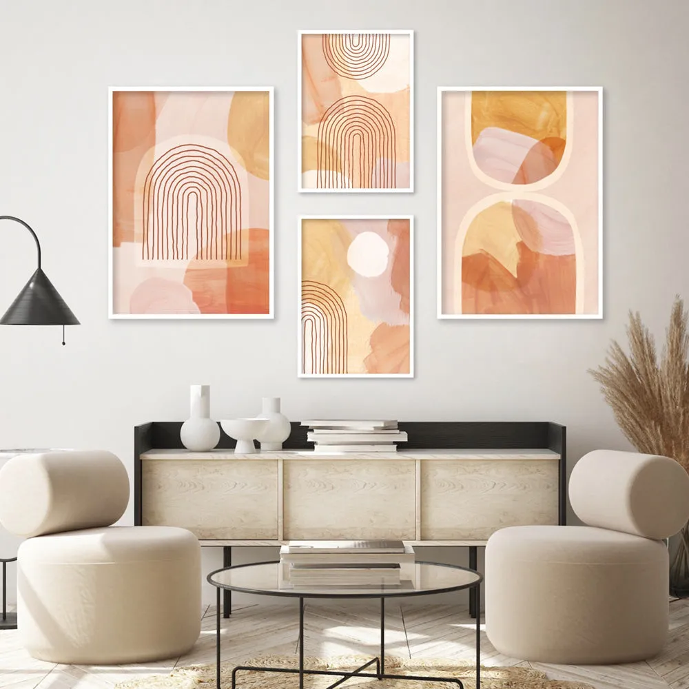 Boho Abstracts | Terra Arches VI - Art Print