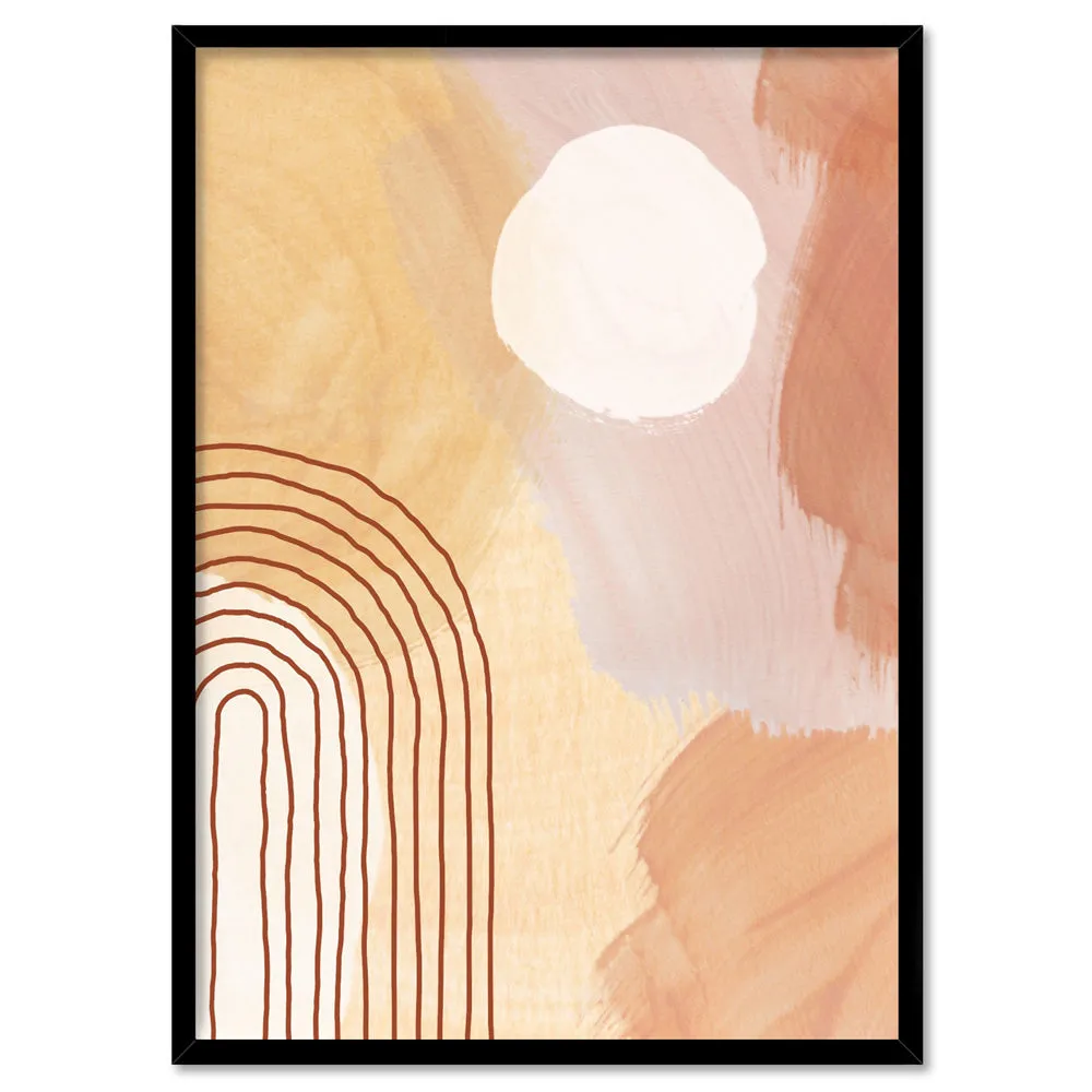 Boho Abstracts | Terra Arches VI - Art Print