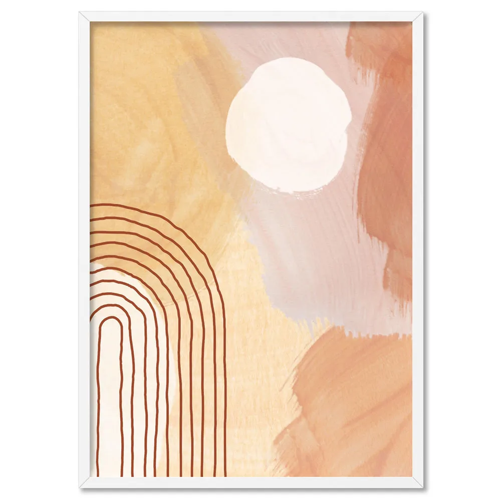 Boho Abstracts | Terra Arches VI - Art Print