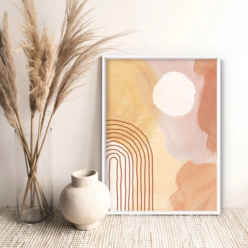 Boho Abstracts | Terra Arches VI - Art Print