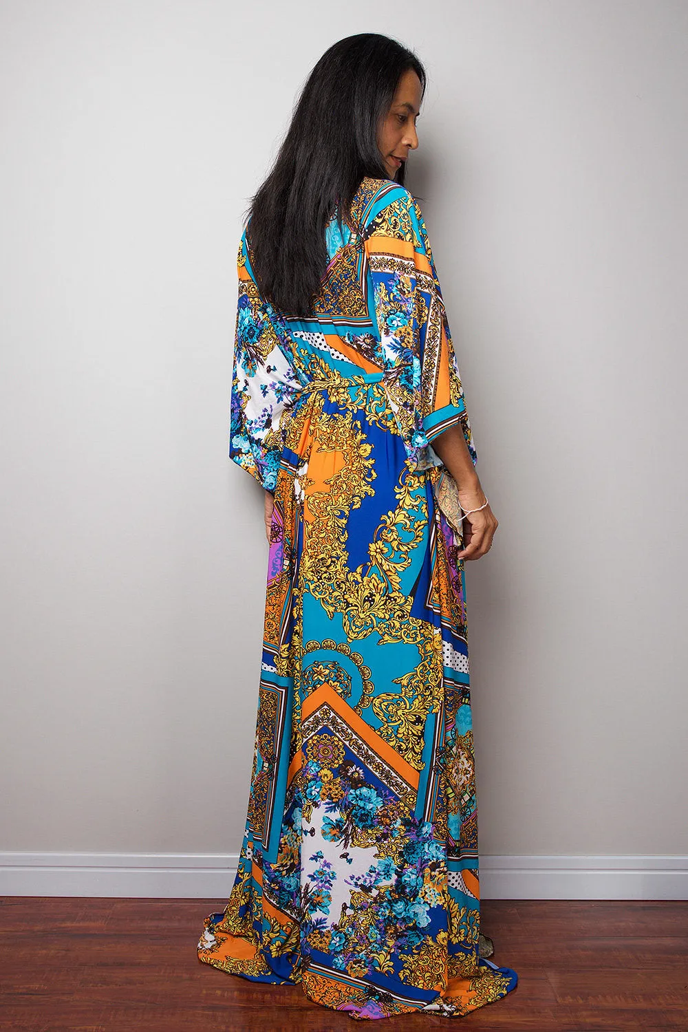 Boho Dress - Kaftan Kimono Dress - Maxi Dress : Funky Elegant Collection No.4