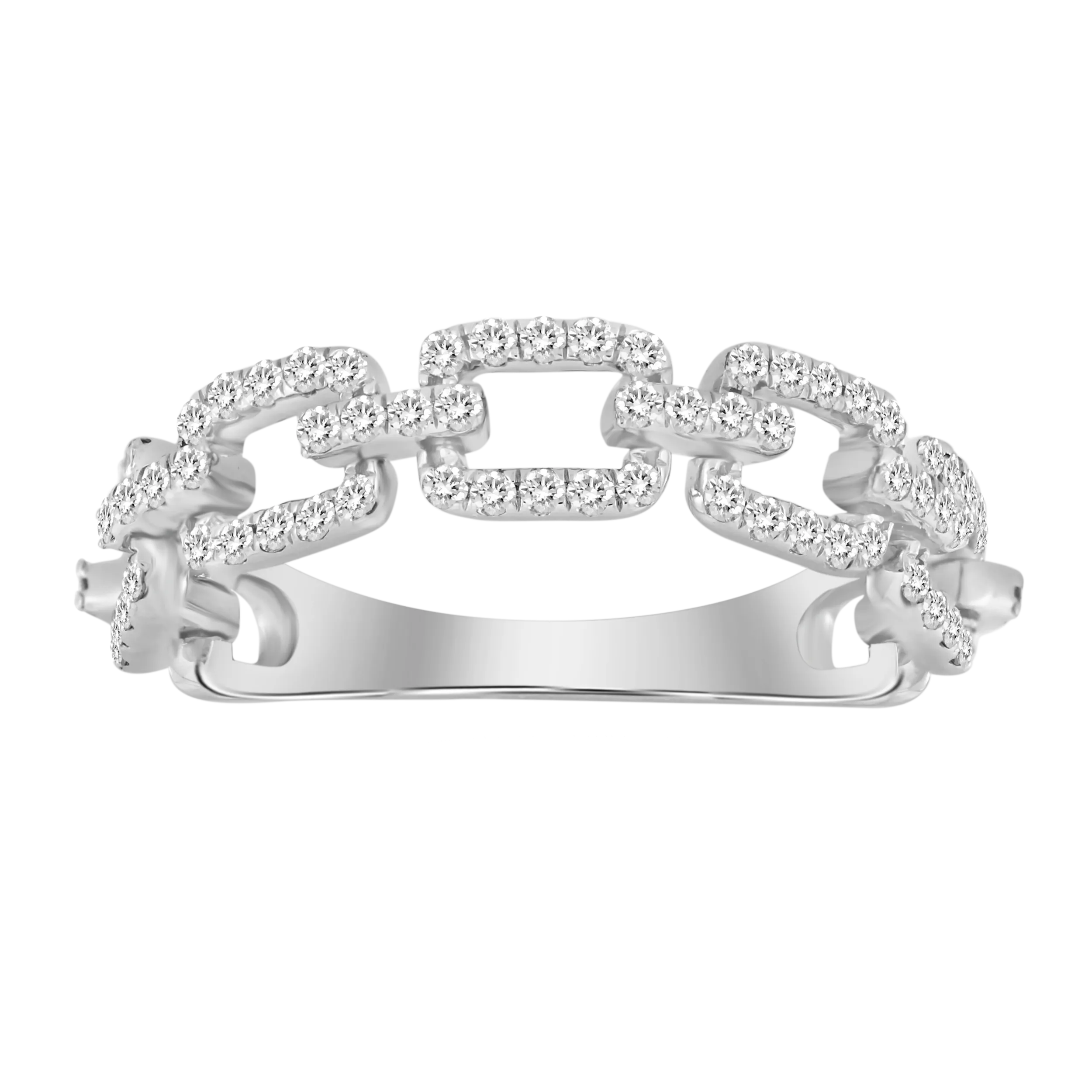 BRIAR DIAMOND OPEN CHAIN LINK RING