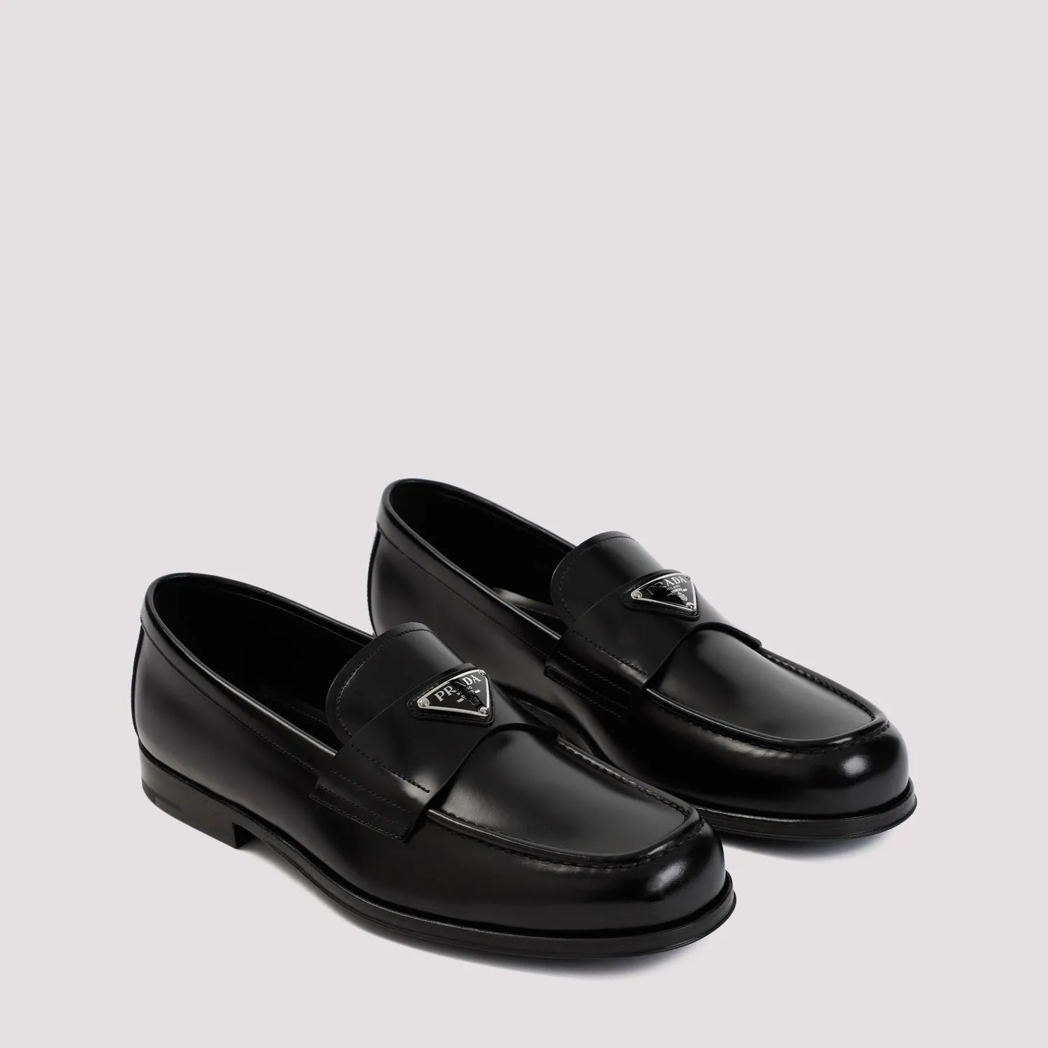 BRUSHED LEATHER LOAFERS