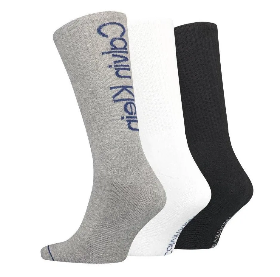 Calvin Klein Jeans Athleisure 3 Pack Crew Socks