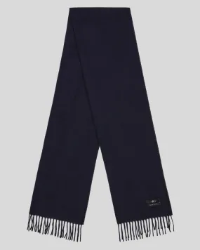 Cashmere Blend Scarf in Navy