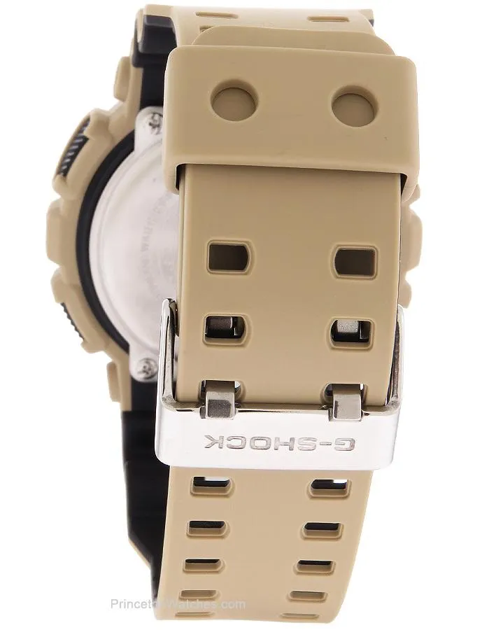 Casio Mens G-Shock Layered Band Series - Khaki & Black - Antimagnetic