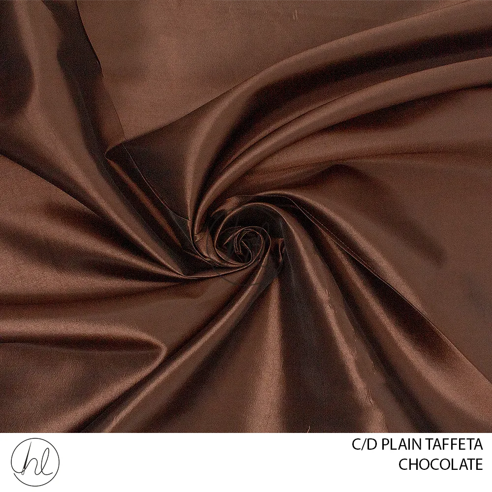 C/D Plain Taffeta (CP) (280cm) (Chocolate)