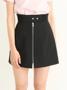 Center Zip High Waisted Skirt