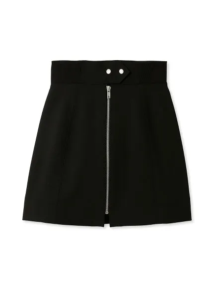 Center Zip High Waisted Skirt