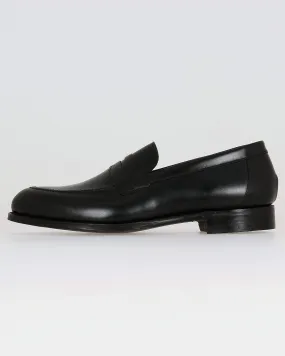 Cheaney Hadley Penny Loafer - Black Calf Leather