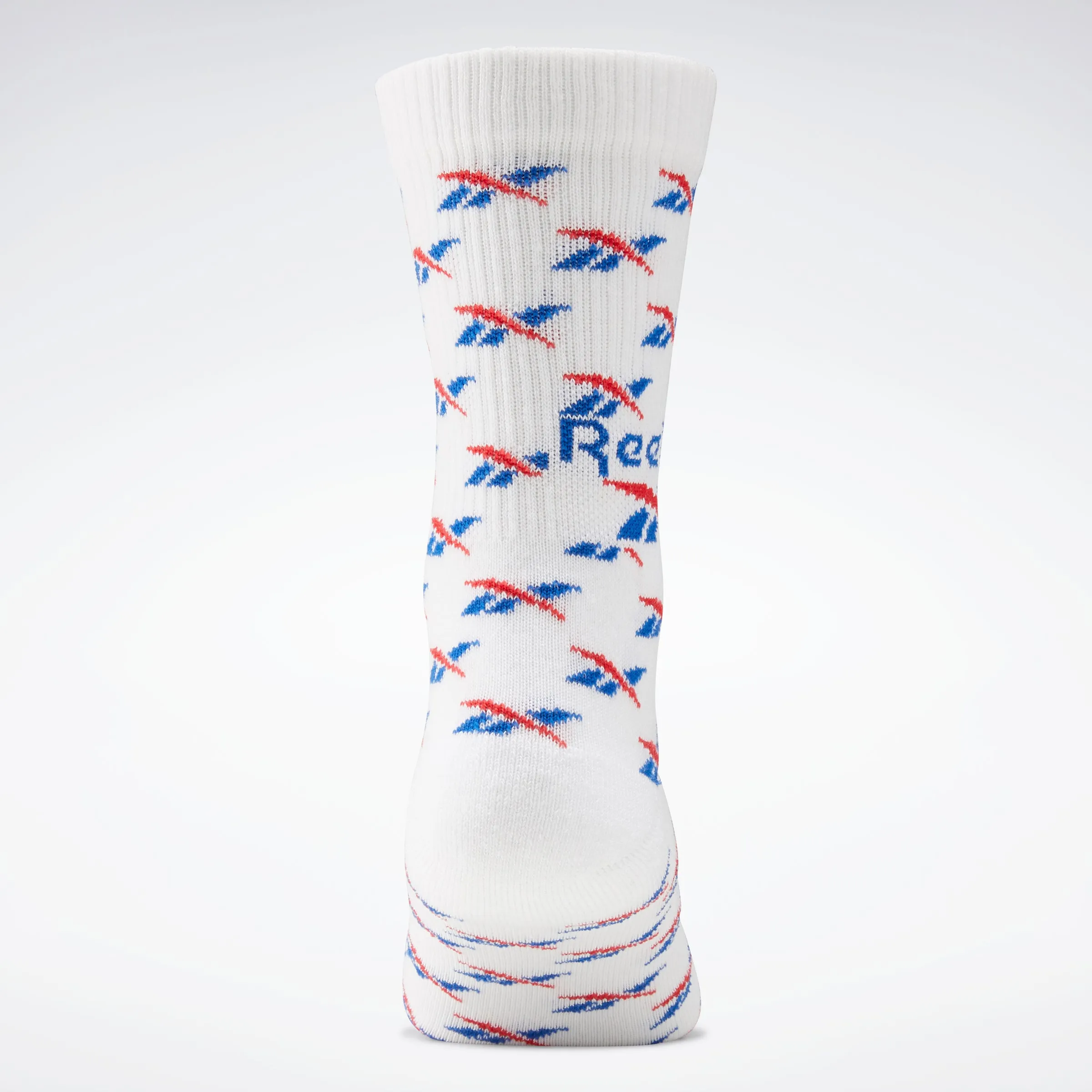 Classics Fold-Over Crew Socks 3 Pairs White/Vector Blue/Vector Red