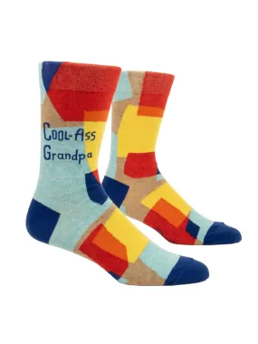 Cool Grandpa Men's Crew Socks by Blue Q