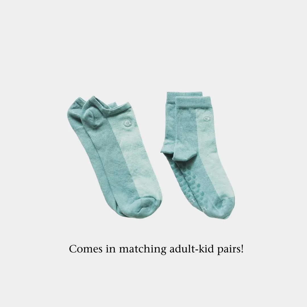 Cool Tones Kids Short Socks - 98% Organic Cotton