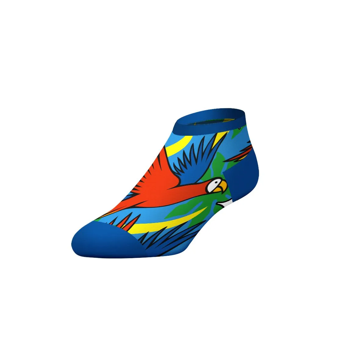 CrazyUniverse Duck and Parrot Low Cut Socks (3 Pack)