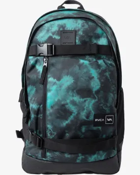 Curb Skate 29 L Skate Backpack - Black Green Tie Dye