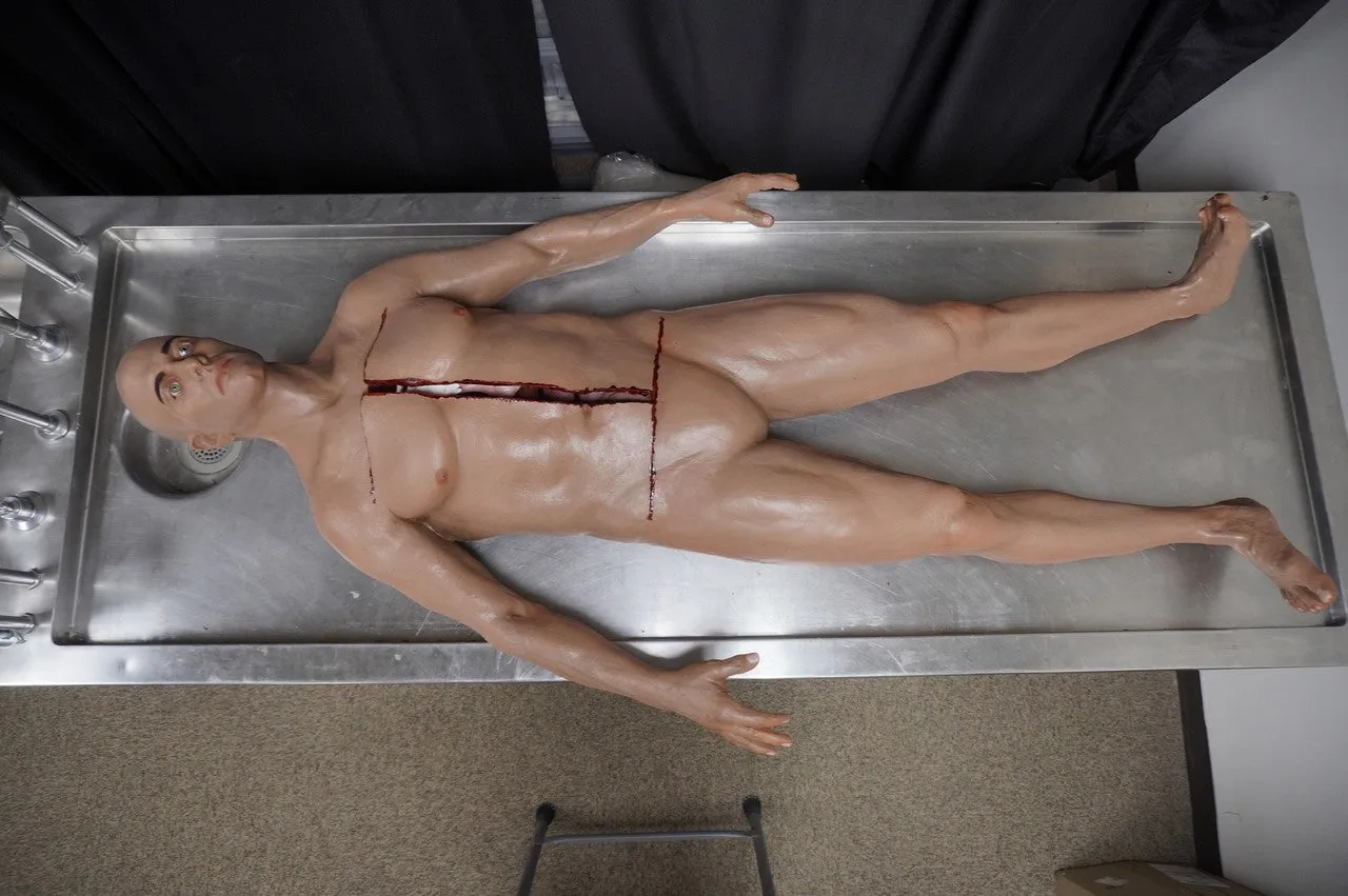 Deluxe Autopsy David Body with Open Eyes