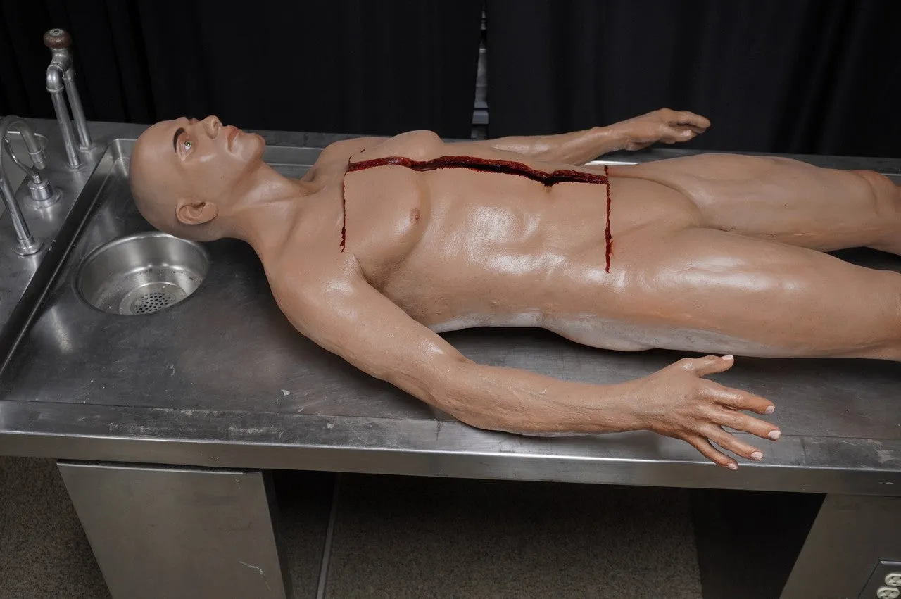 Deluxe Autopsy David Body with Open Eyes