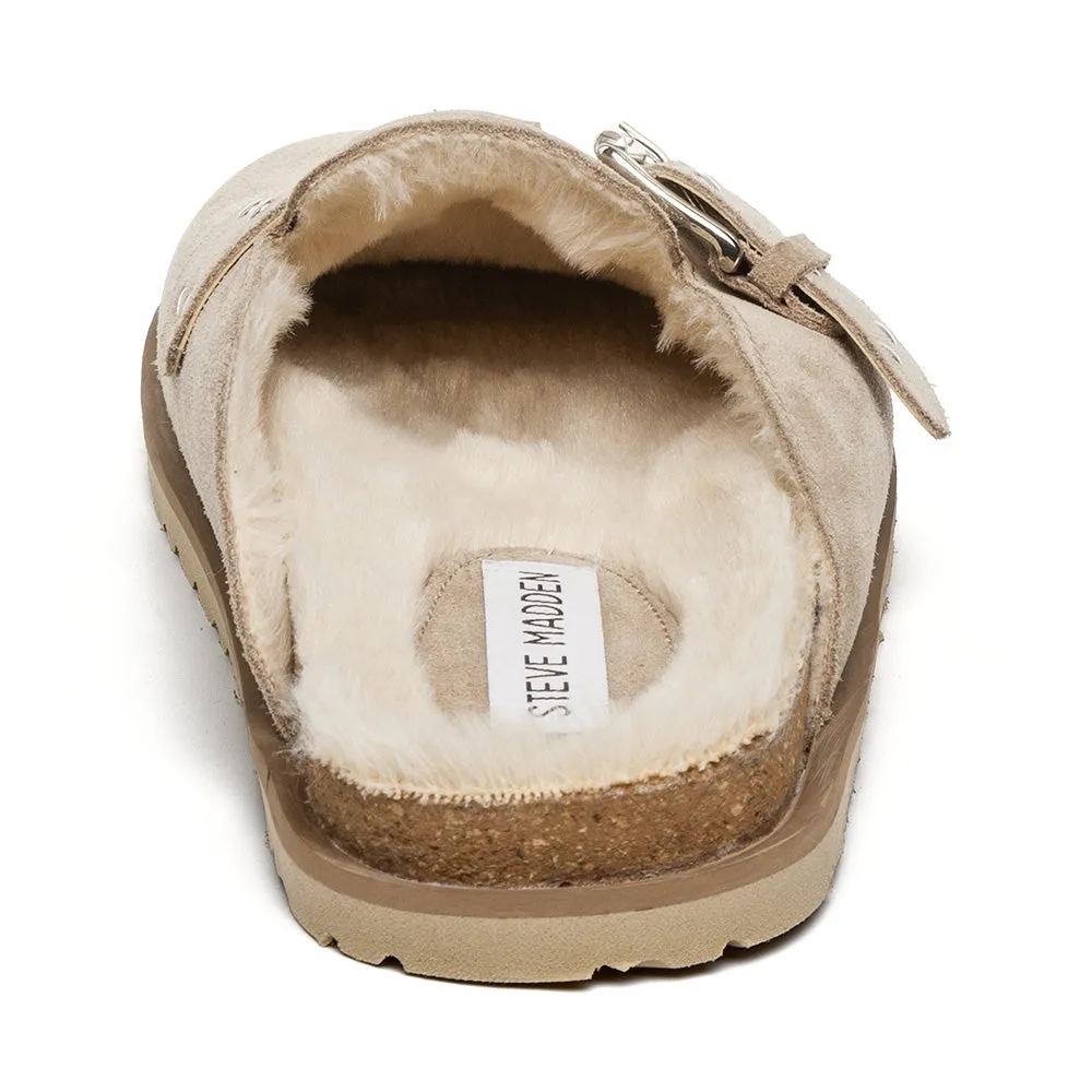 Evergreen Mules SAND SUEDE