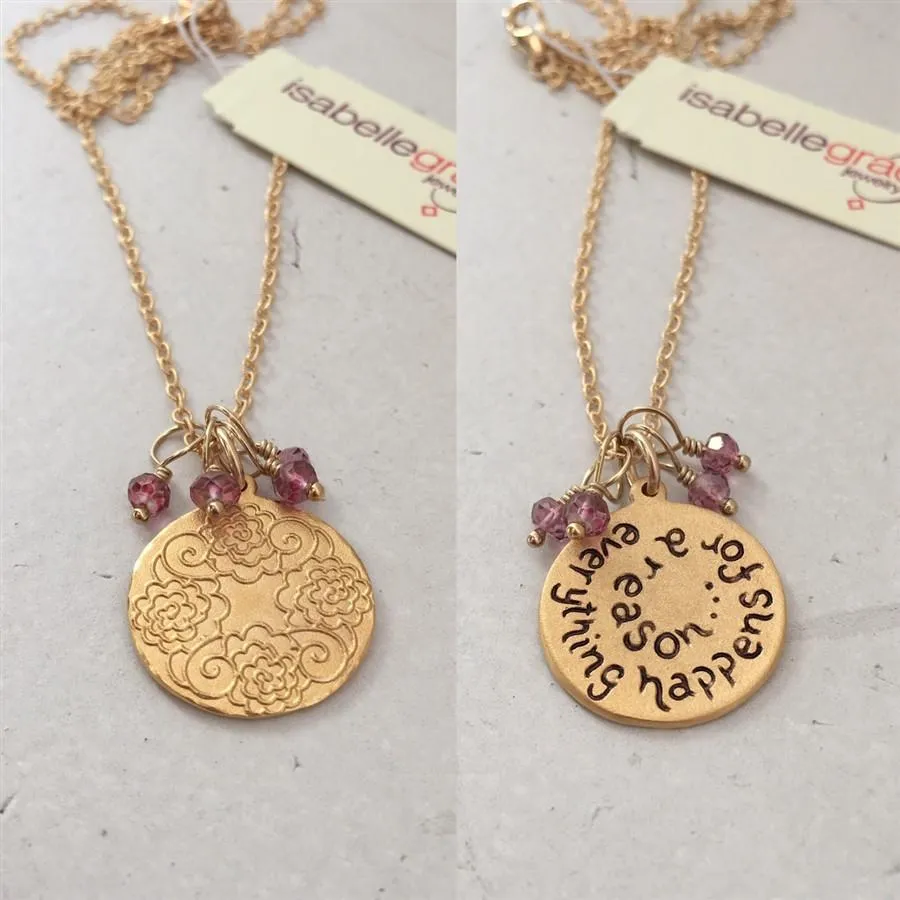 Everything Happens Necklace