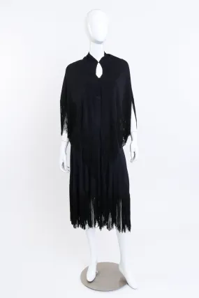 Fringe Shawl & Dress Set