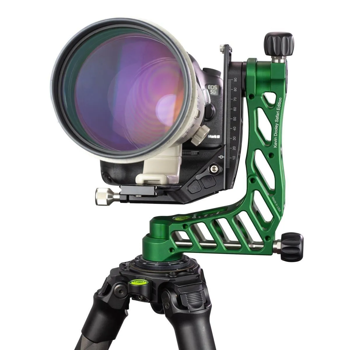 GKJG Katana Pro Telephoto Lens Gimbal Head Green Kevin Dooley Safari Edition