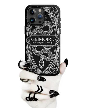 Grimoire Tough Phone Case for iPhone - Shockproof Anti-scratch Witchy Goth Accessories Cover