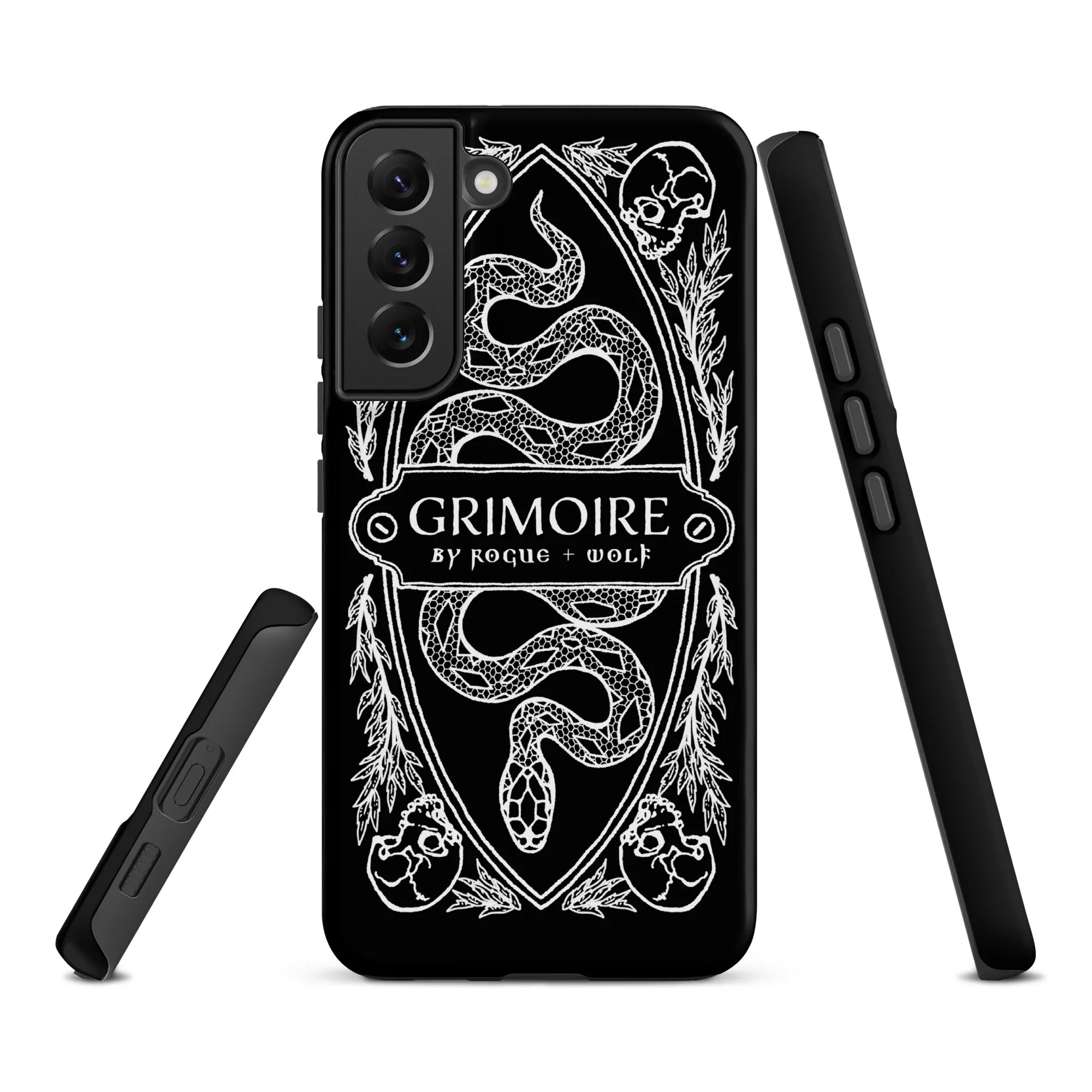 Grimoire Tough Phone Case for Samsung - Shockproof Anti-scratch Witchy Goth Accessories Cover