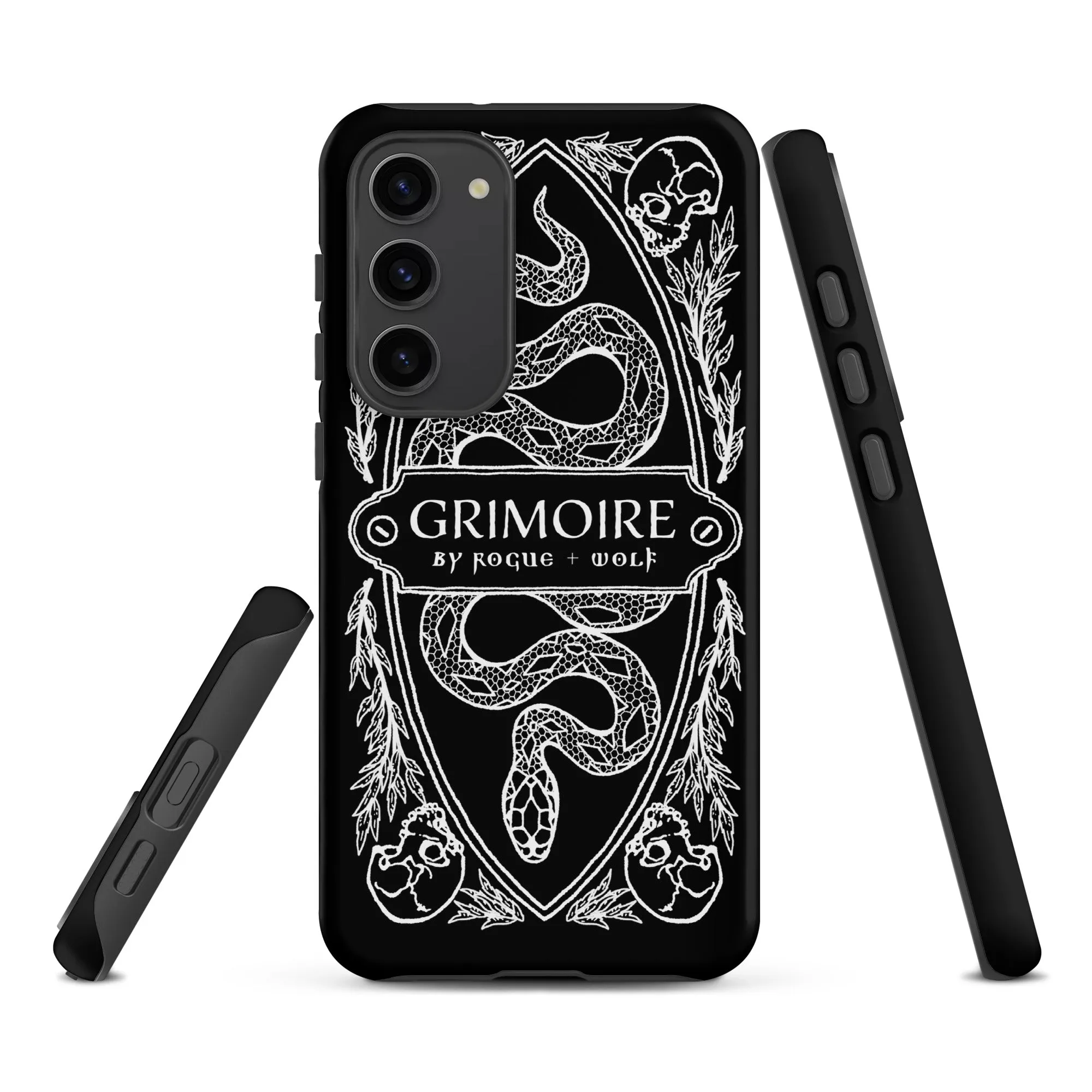 Grimoire Tough Phone Case for Samsung - Shockproof Anti-scratch Witchy Goth Accessories Cover