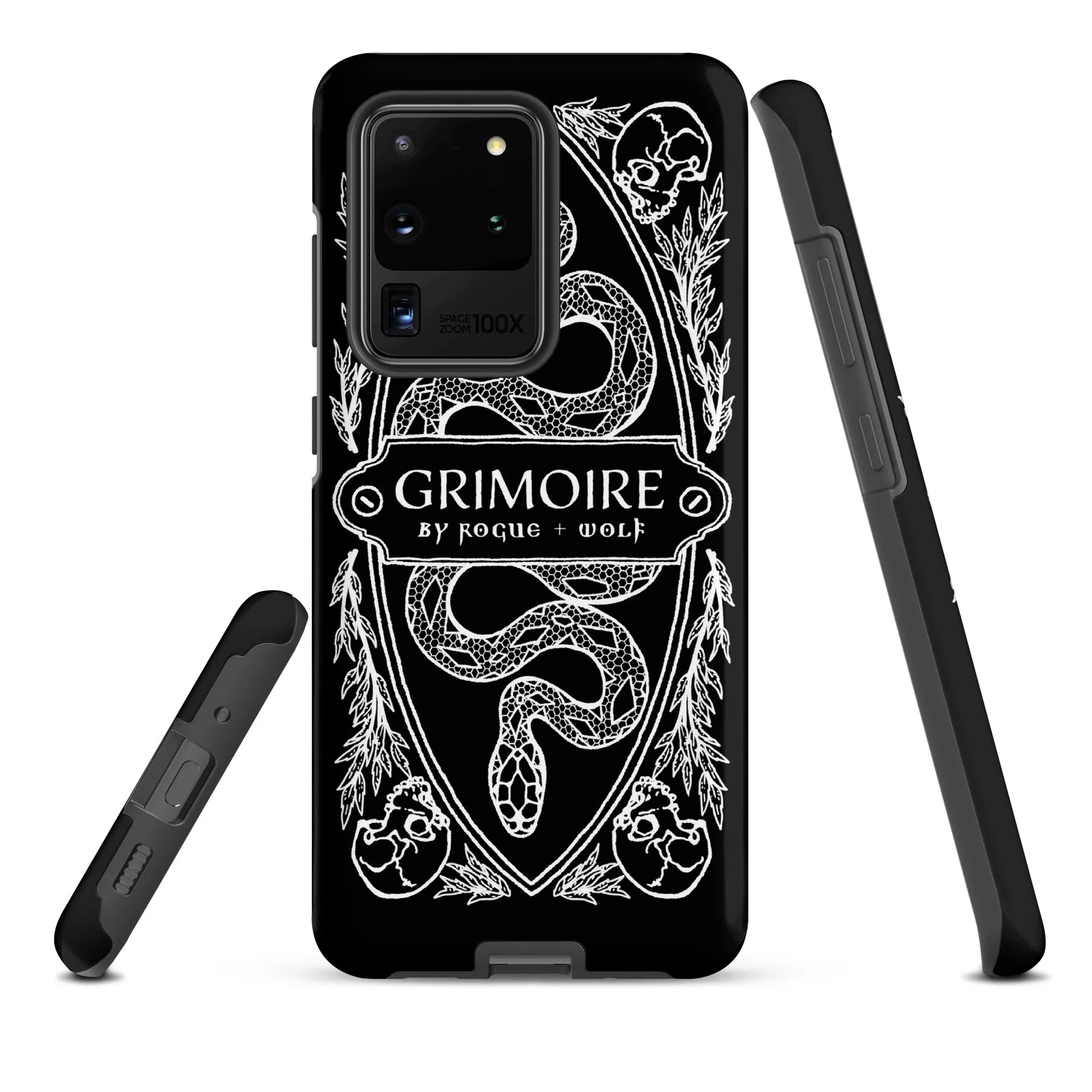 Grimoire Tough Phone Case for Samsung - Shockproof Anti-scratch Witchy Goth Accessories Cover