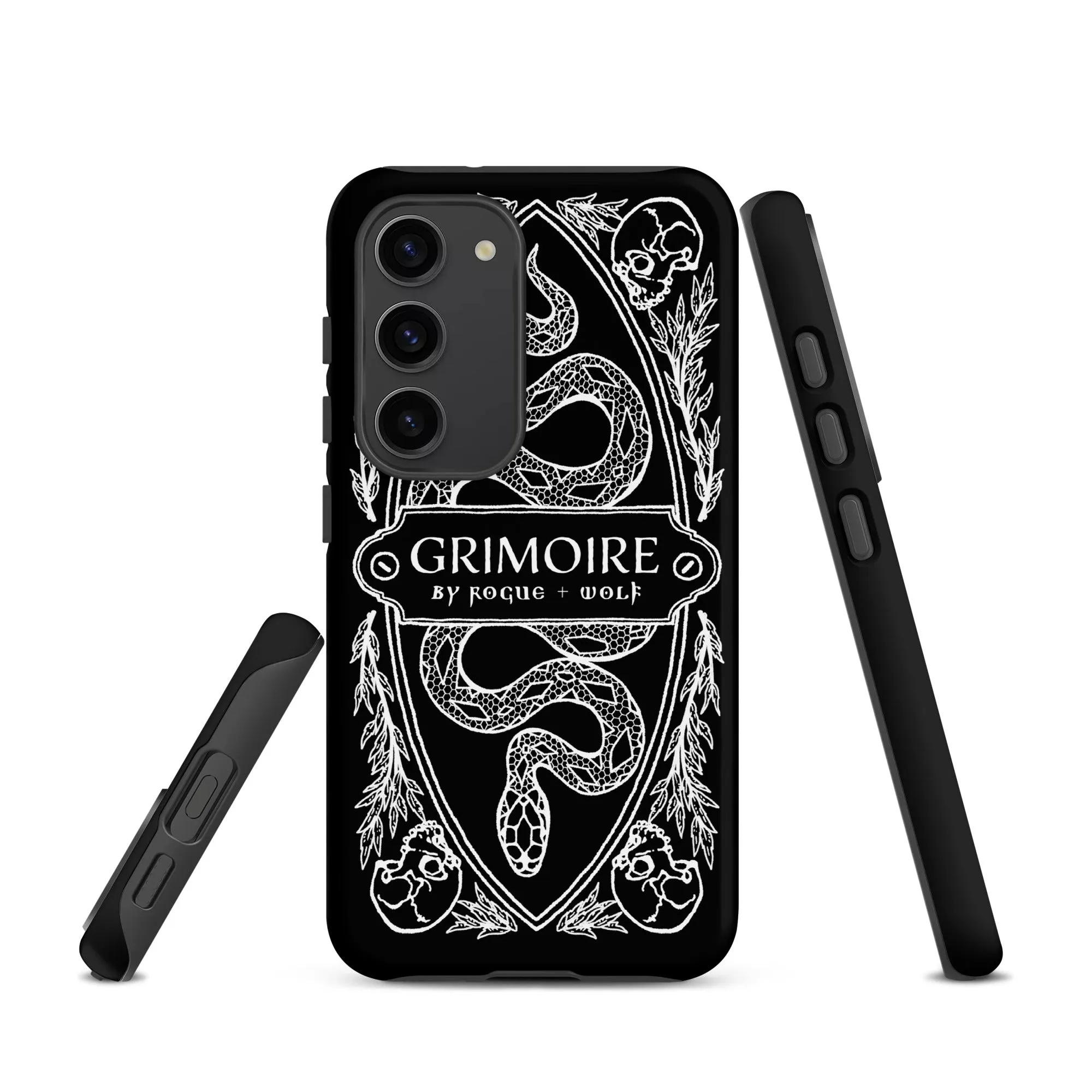 Grimoire Tough Phone Case for Samsung - Shockproof Anti-scratch Witchy Goth Accessories Cover