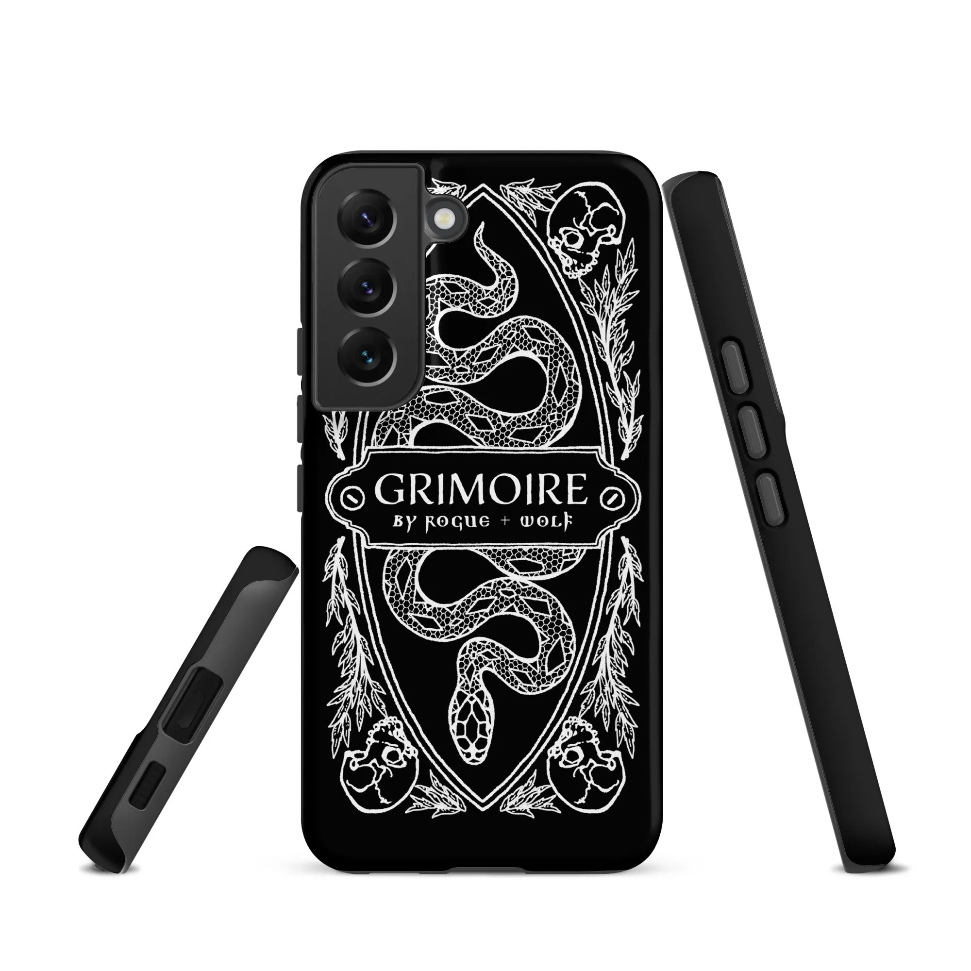 Grimoire Tough Phone Case for Samsung - Shockproof Anti-scratch Witchy Goth Accessories Cover