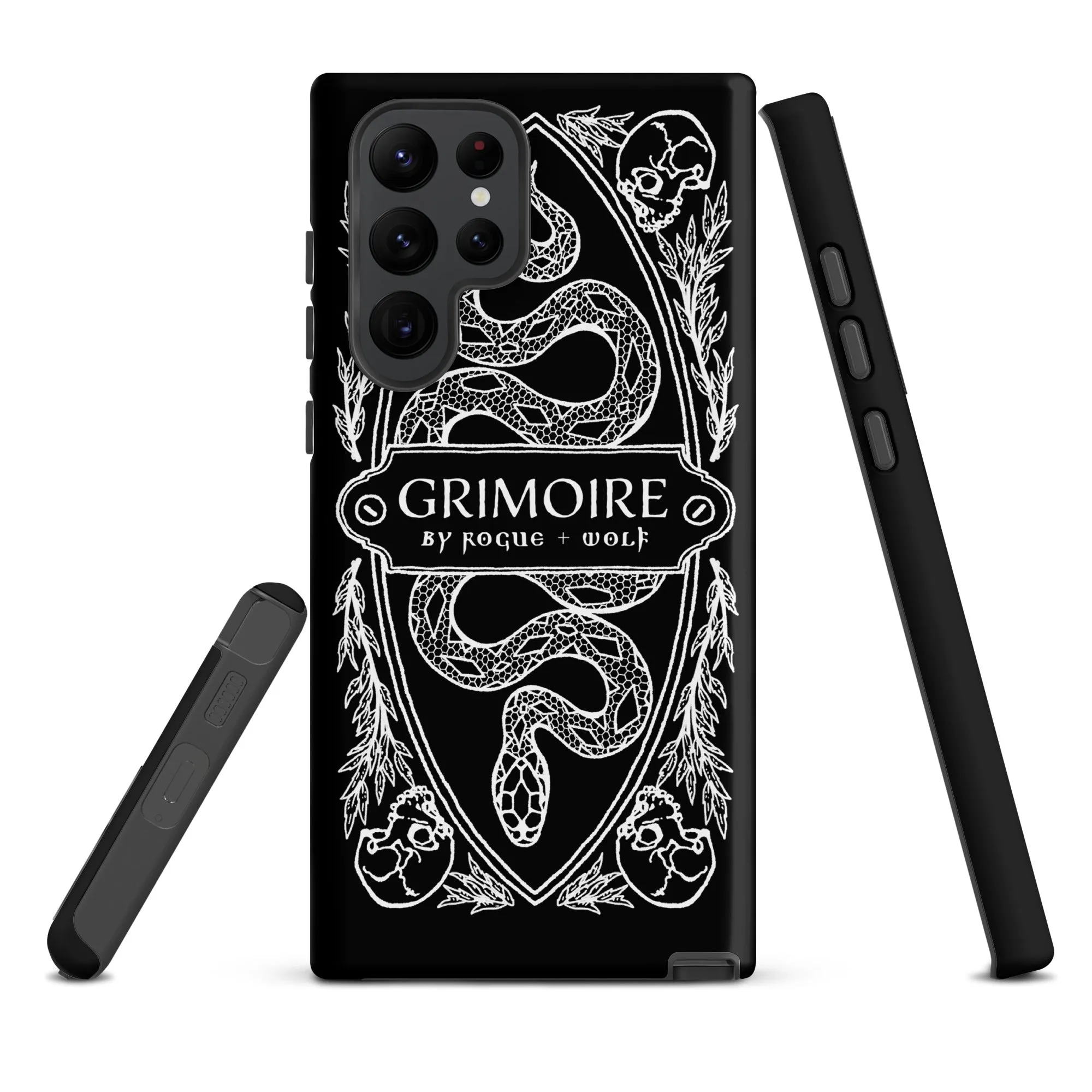 Grimoire Tough Phone Case for Samsung - Shockproof Anti-scratch Witchy Goth Accessories Cover