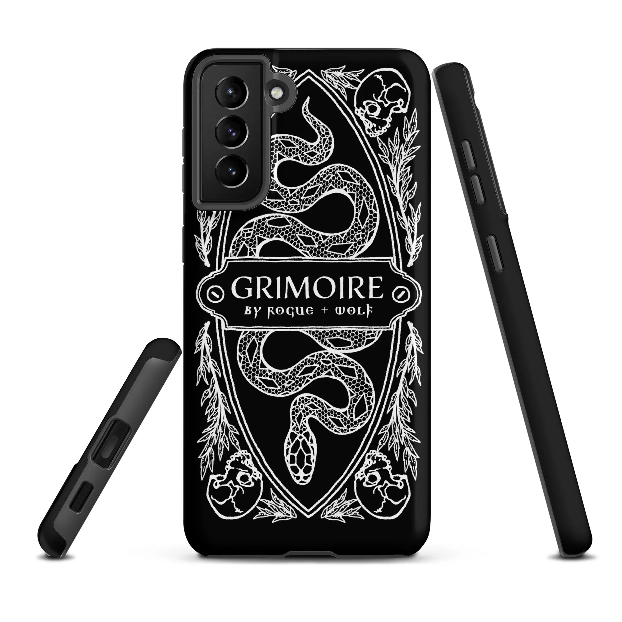 Grimoire Tough Phone Case for Samsung - Shockproof Anti-scratch Witchy Goth Accessories Cover