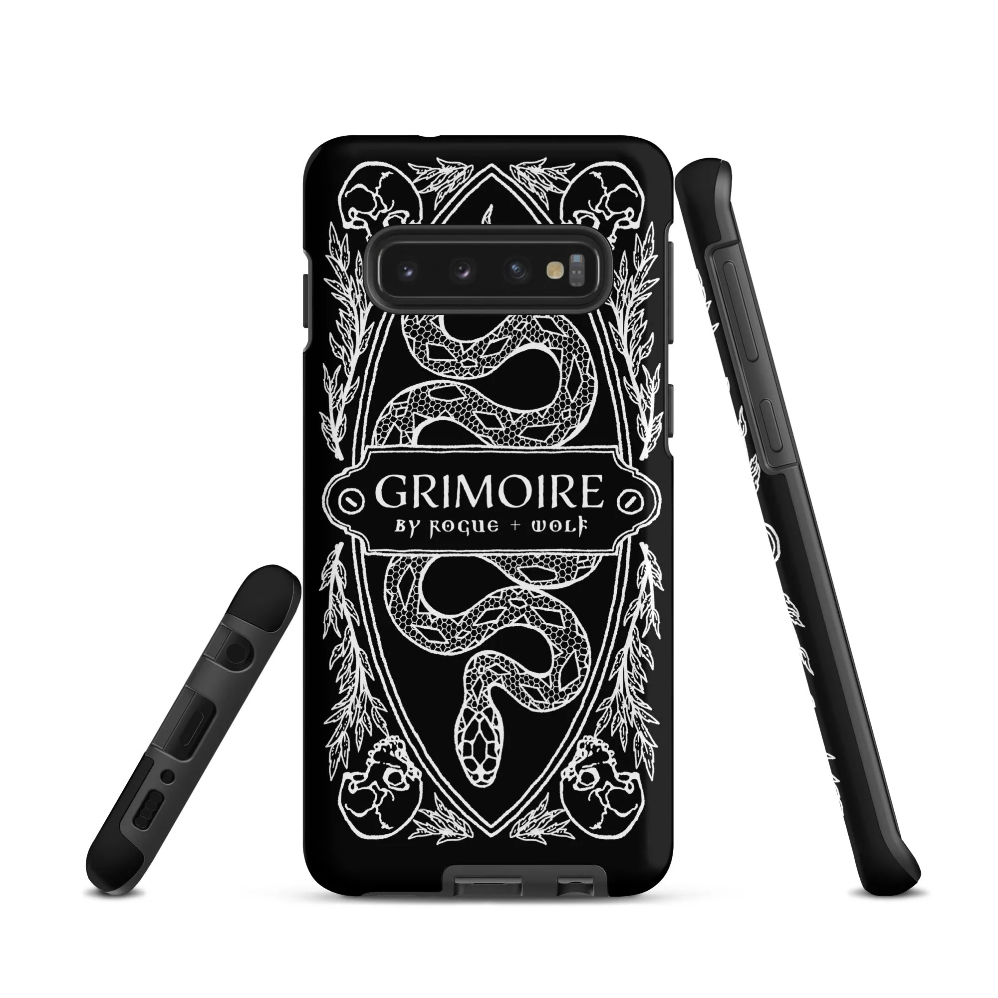 Grimoire Tough Phone Case for Samsung - Shockproof Anti-scratch Witchy Goth Accessories Cover