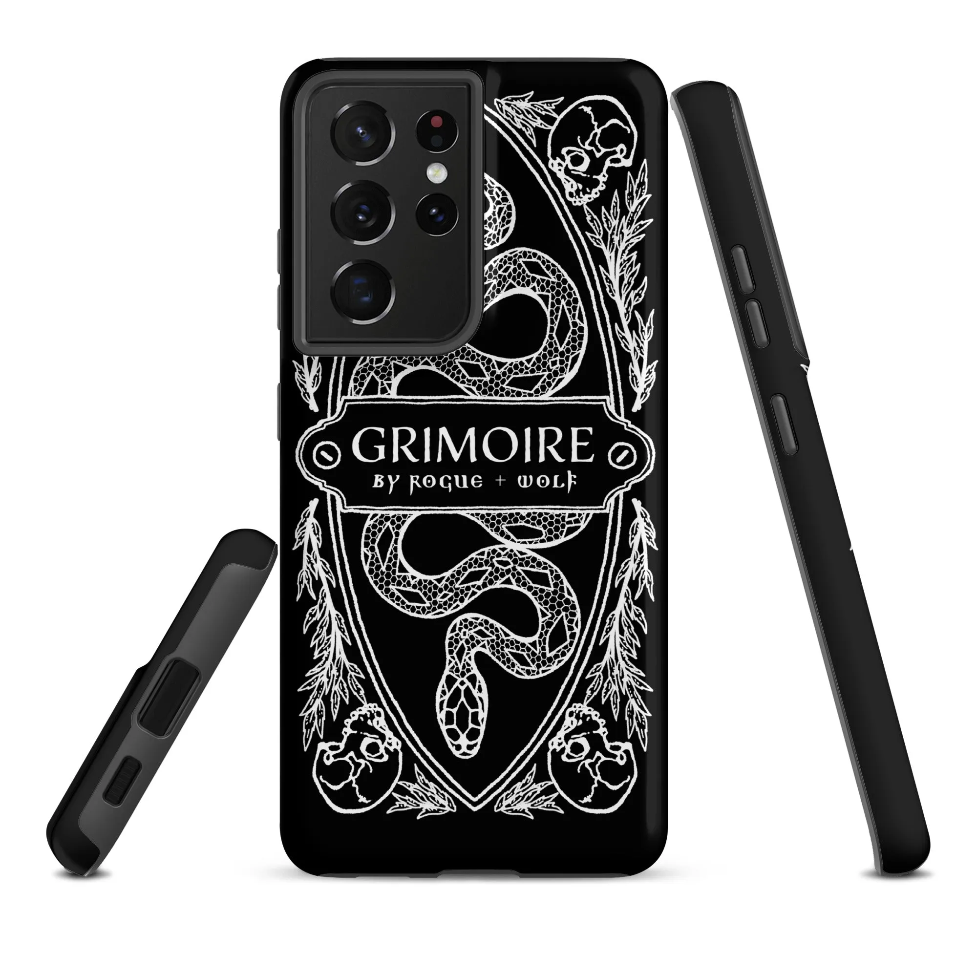 Grimoire Tough Phone Case for Samsung - Shockproof Anti-scratch Witchy Goth Accessories Cover