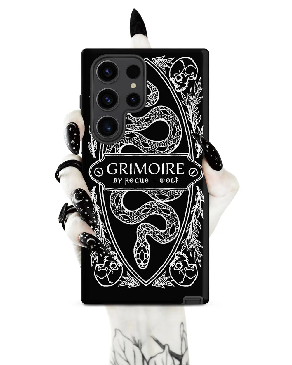 Grimoire Tough Phone Case for Samsung - Shockproof Anti-scratch Witchy Goth Accessories Cover