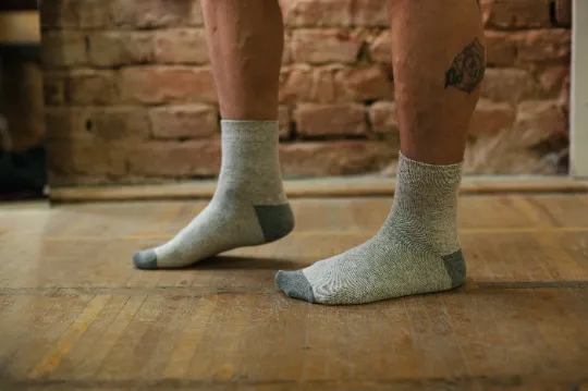 HEMP Socks for men Set of 4 pairs with a dark heel