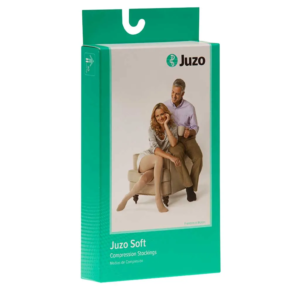 Juzo 2002 Soft Open Toe Pantyhose w/Fly - 30-40 mmHg