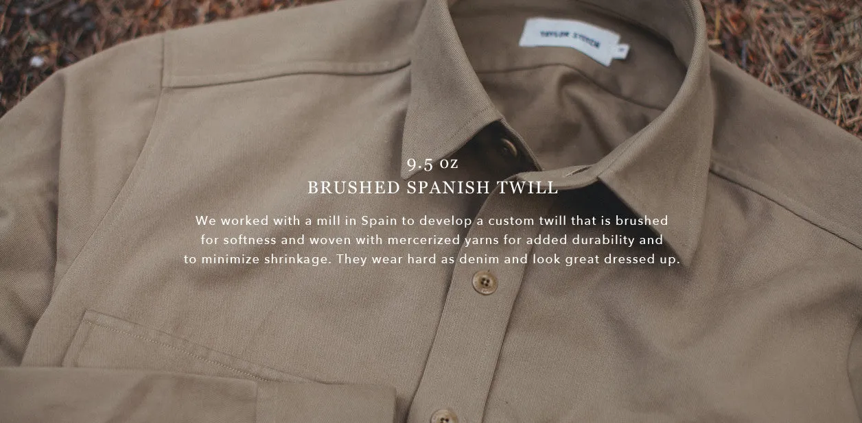 Khaki Twill Highlands Shirt