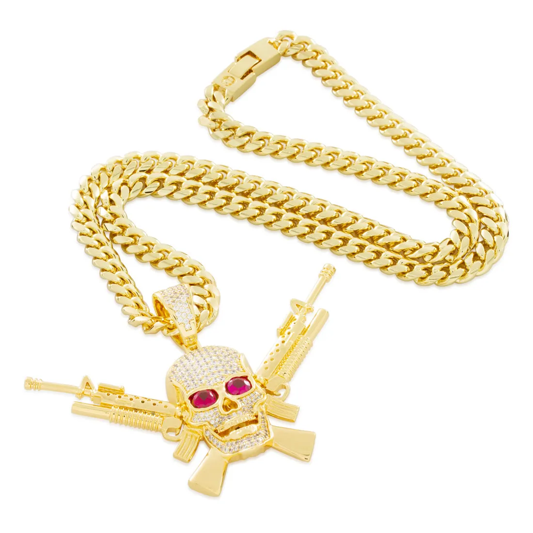 M16 Jolly Roger Necklace