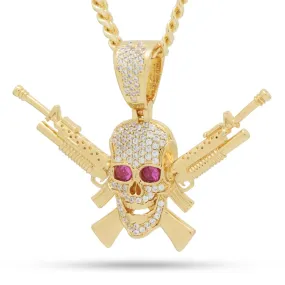 M16 Jolly Roger Necklace